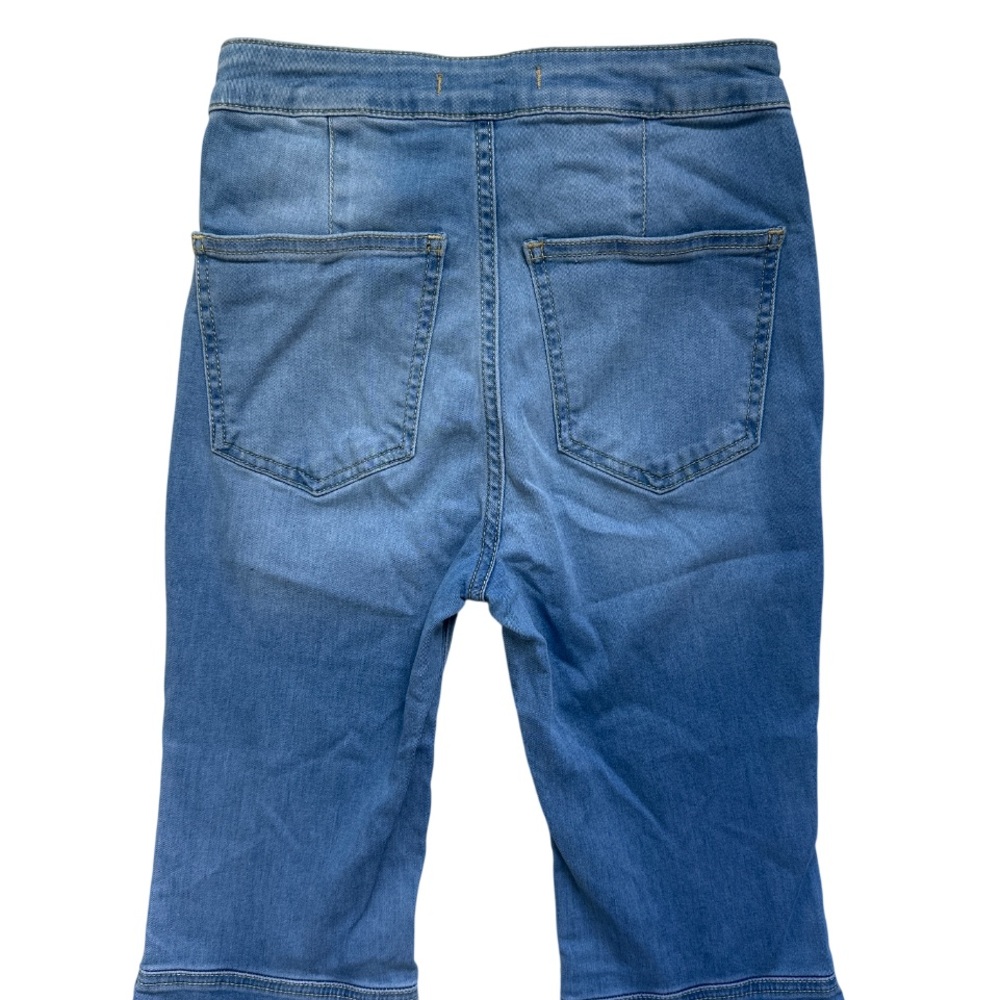 Free People Float On Flare High Rise Blue Jeans 25R Bell Bottoms Retro Bohemian - Picture 5 of 10